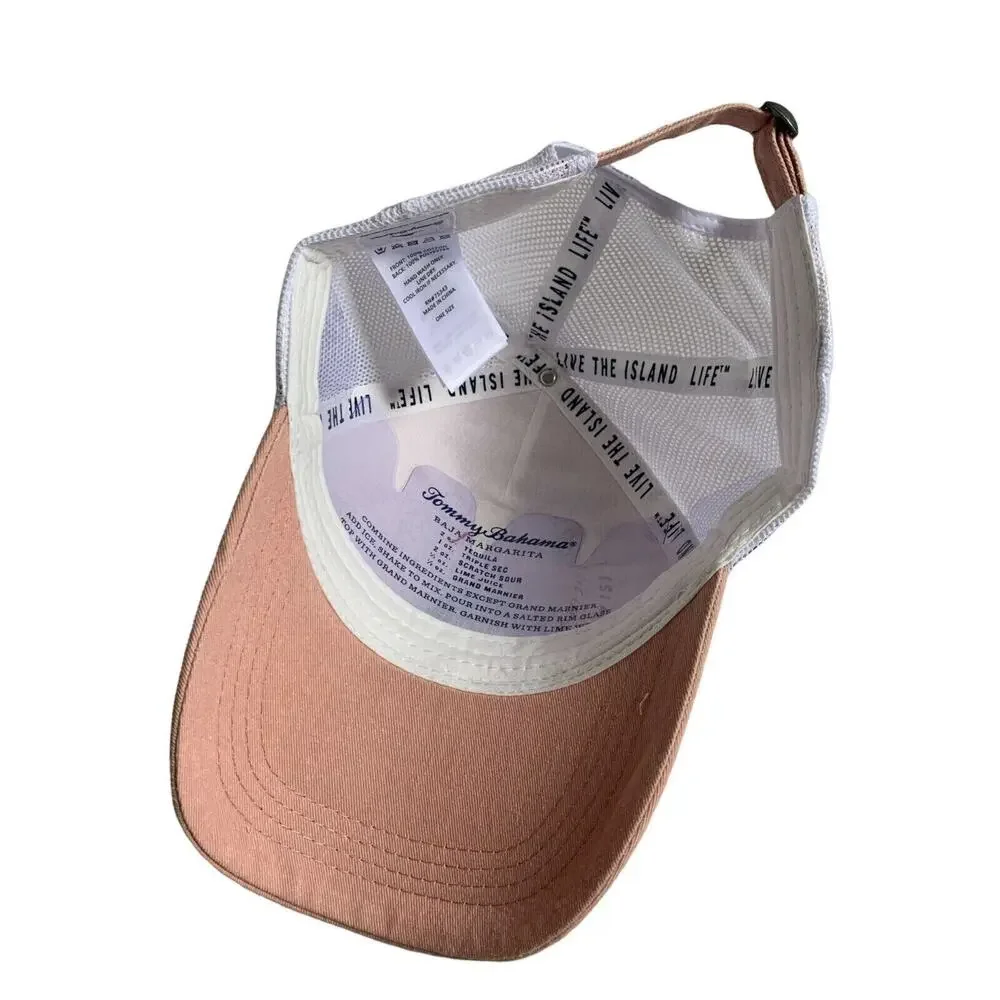 Tommy Bahama Tip Your Cap Baja Margarita Cocktail Recipe Adjustable Cap Hat New